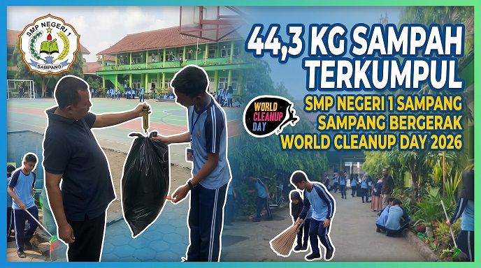 44,3 KILOGRAM SAMPAH TERKUMPUL